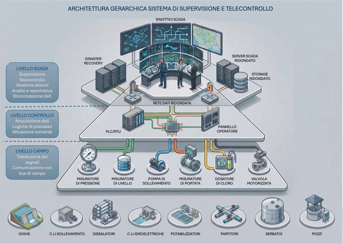Siciliacque attiva il telecontrollo di 250 infrastrutture idriche con un unico software