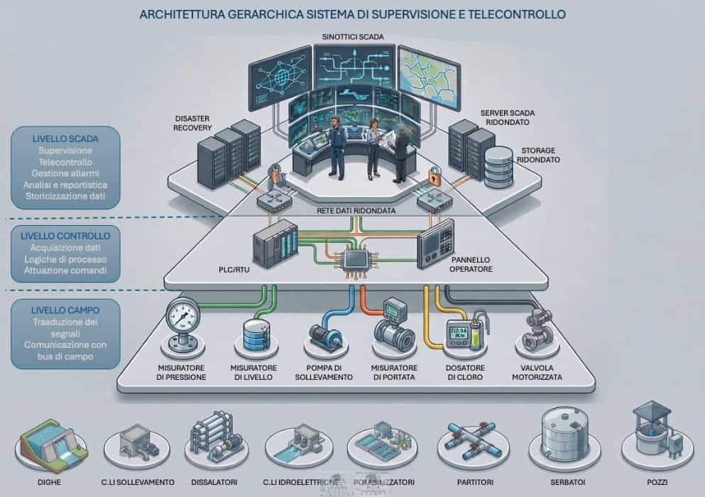Siciliacque attiva il telecontrollo di 250 infrastrutture idriche con un unico software